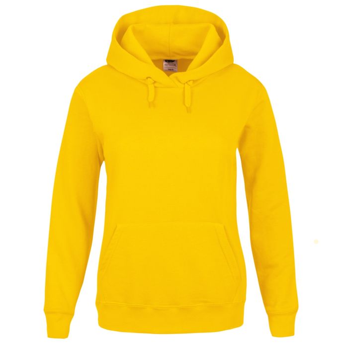 klassische Kapuzensweater (Damen) Gelb