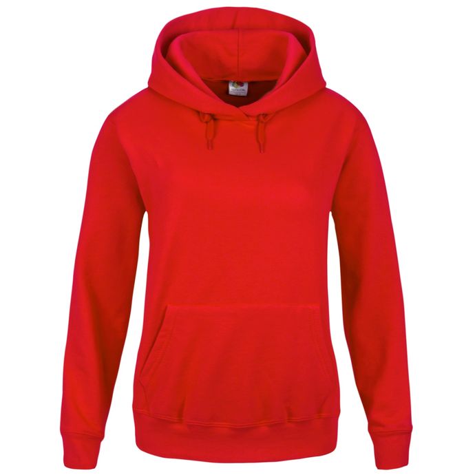 klassische Kapuzensweater (Damen) Rot