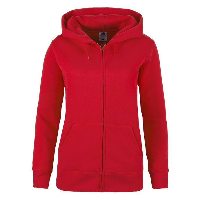 Kapuzensweatshirts (Damen) Rot