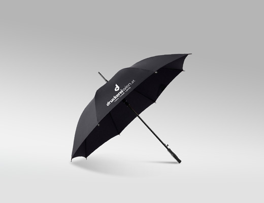 Regenschirm mit geradem Griff